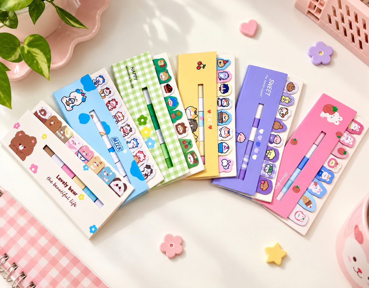 Notes autocollantes kawaii