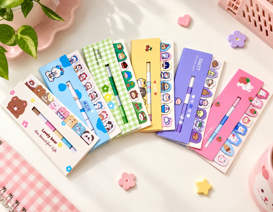 Notes autocollantes kawaii