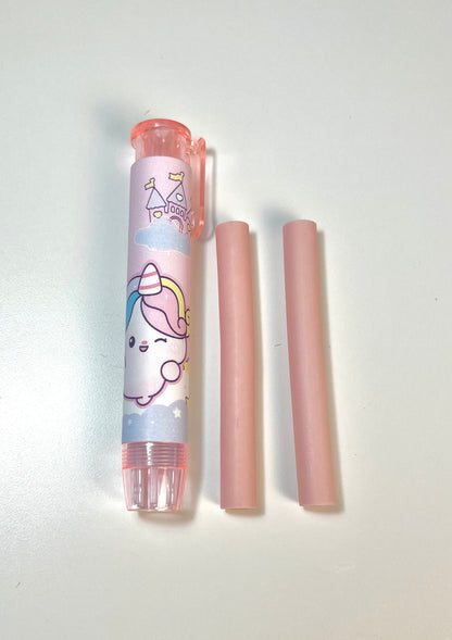 Gomme en stylo avec 2 recharges