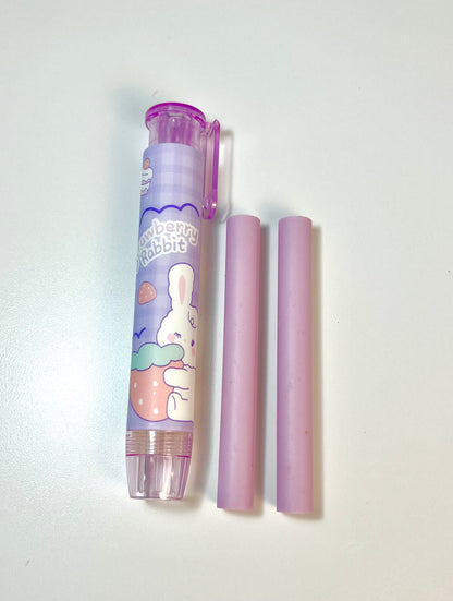 Gomme en stylo avec 2 recharges