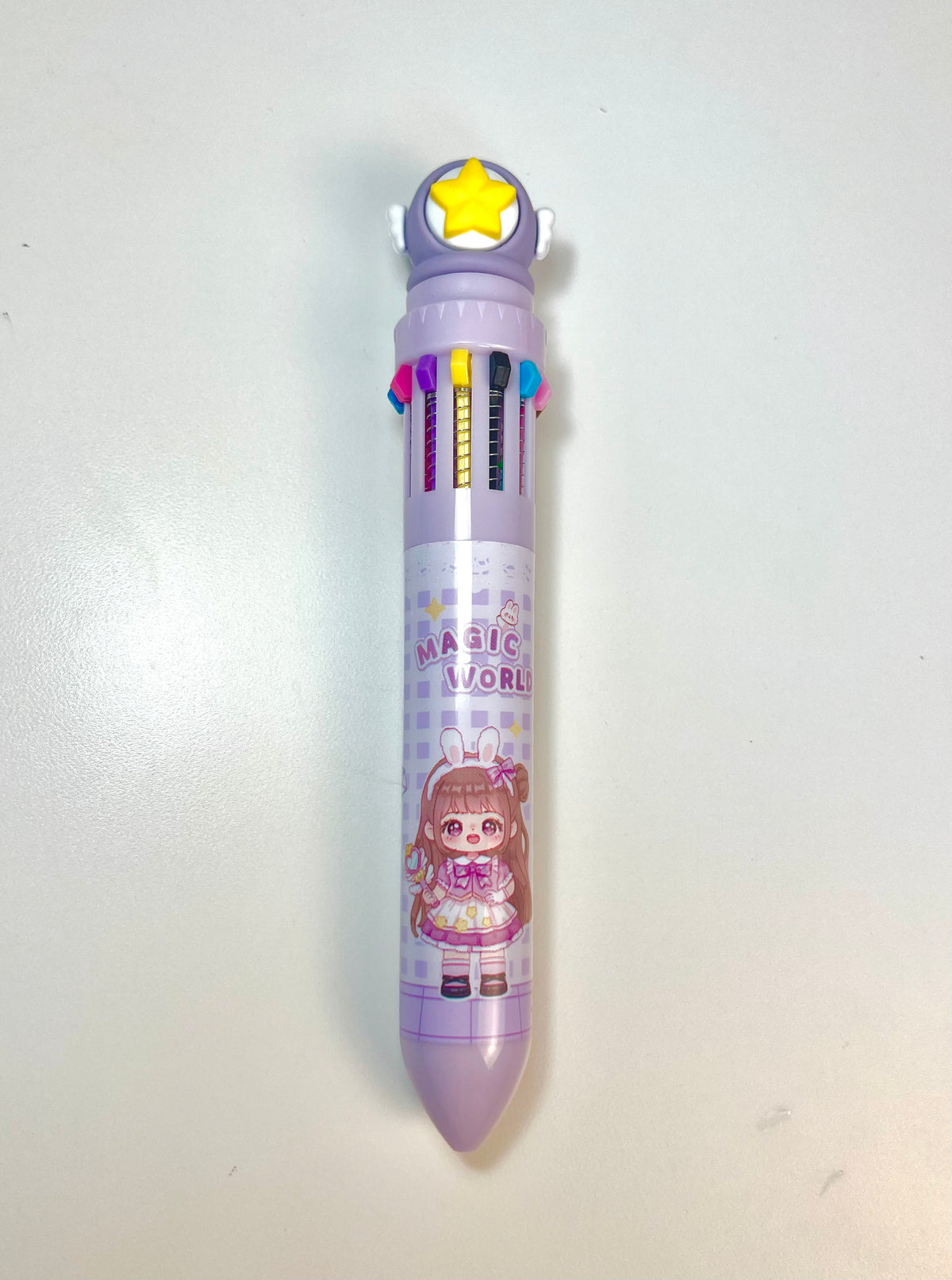 Stylo multicolore kawaii