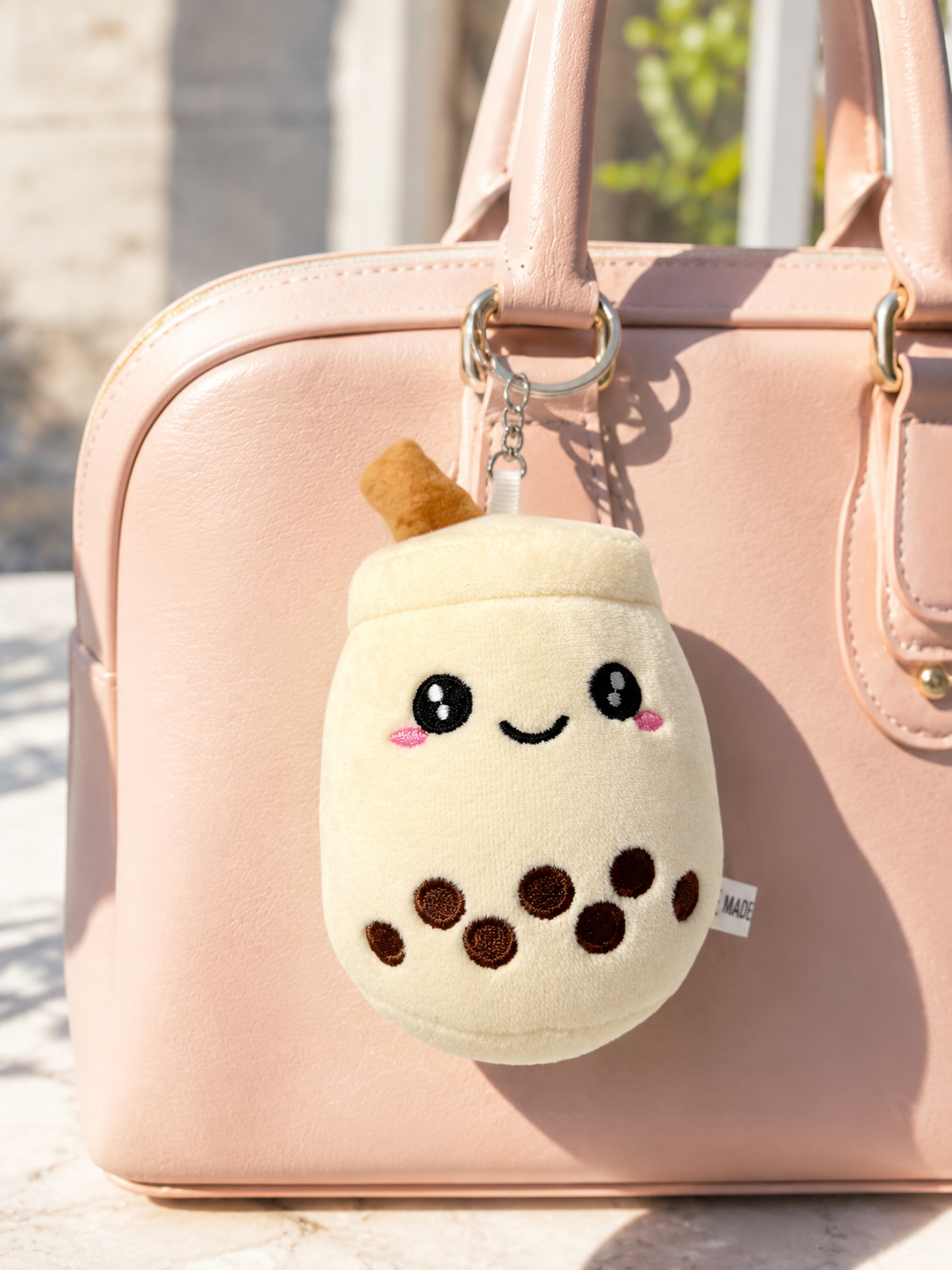 Porte-clé Peluche Boba Tea