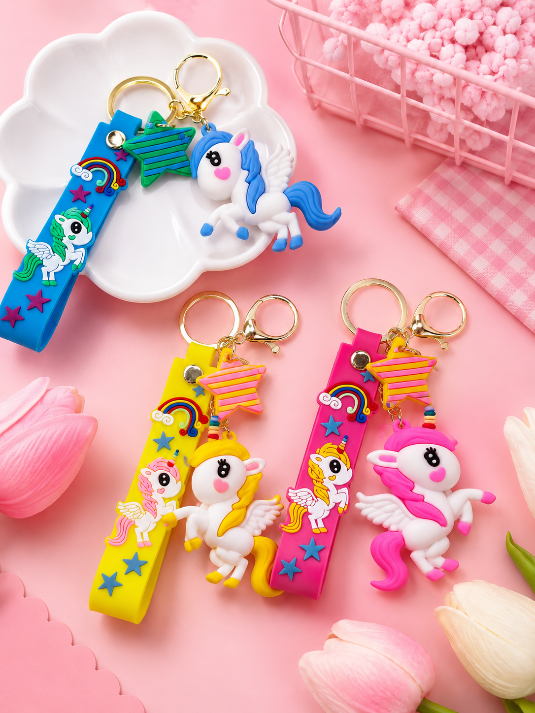 Porte-clé licorne