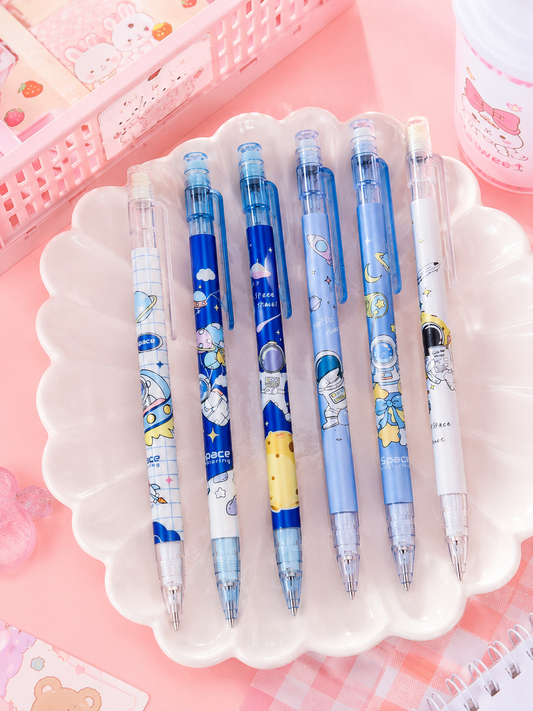 🚀 Porte-mines kawaii espace ✨