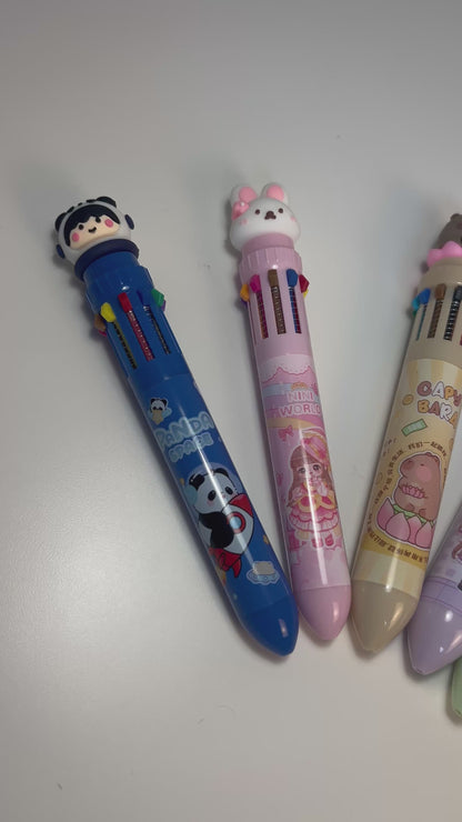 Stylo multicolore kawaii