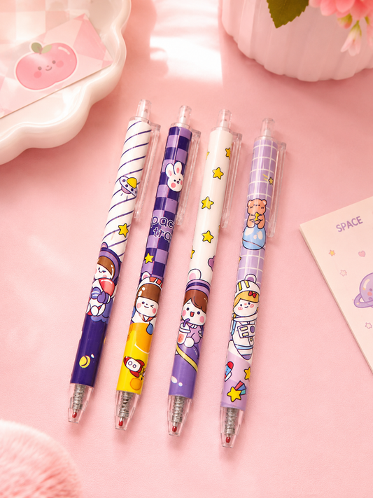 Stylo Bille Kawaii Space Travel Girl
