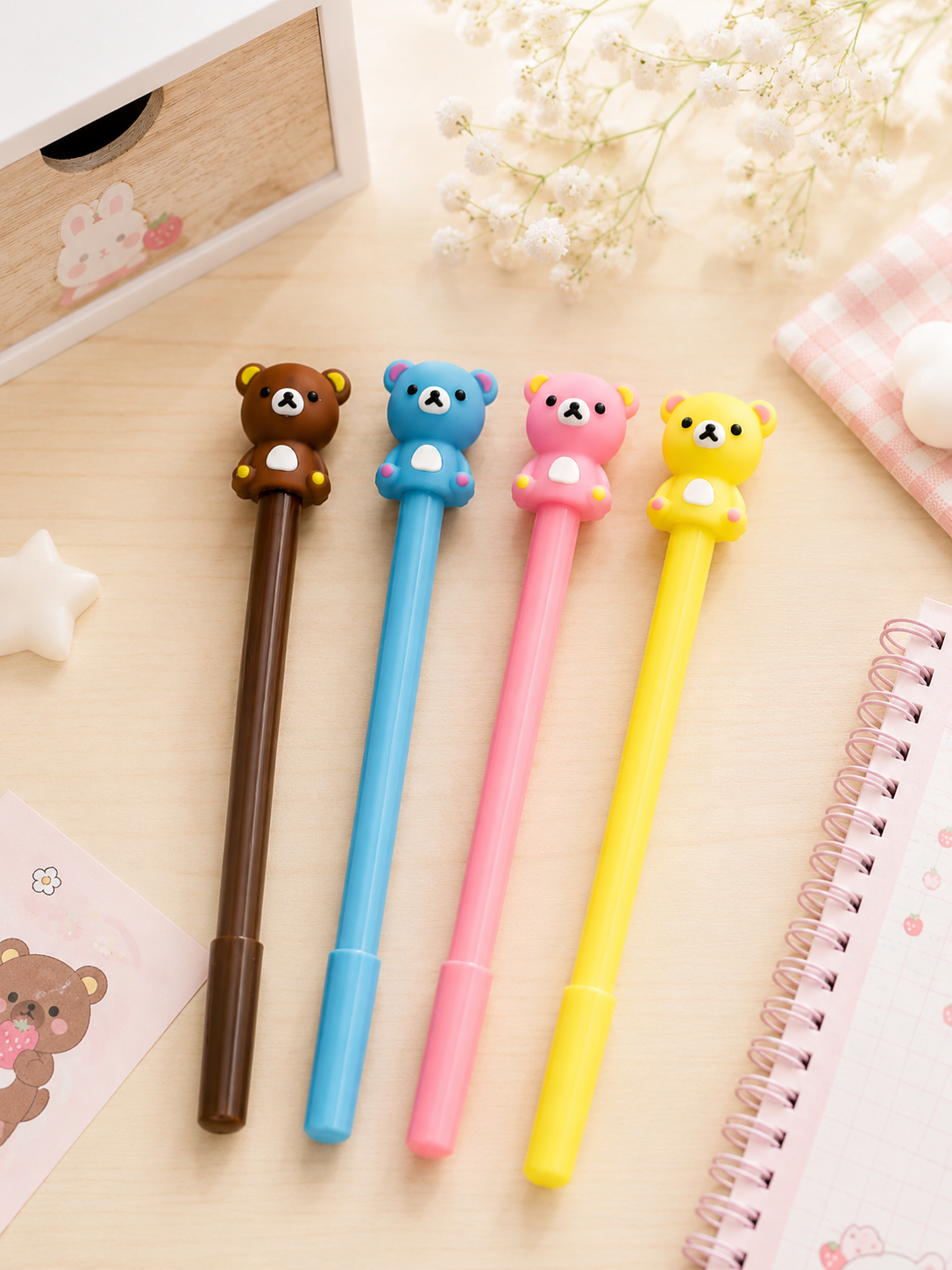 Stylo Kawaii Ourson 🐻✨